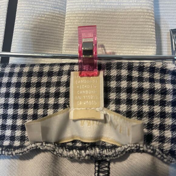 Michael Kors pull on legging size Medium Gingham blue/white - Picture 5 of 10